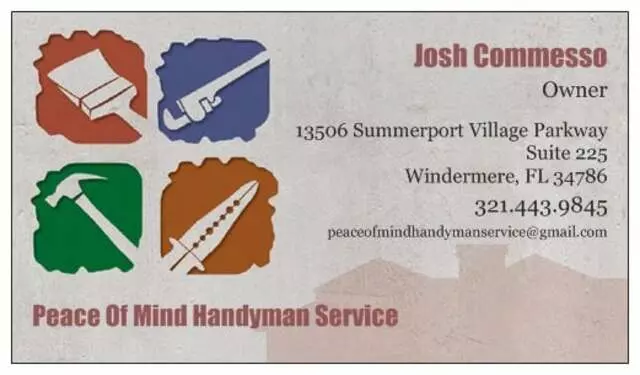 Peace of Mind Handyman Service