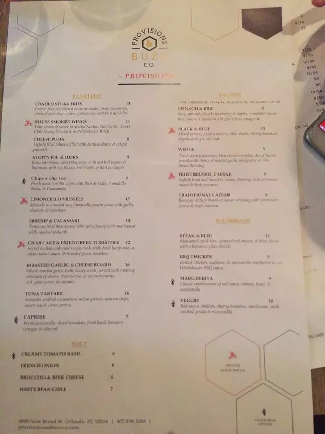 Provisions & Buzz