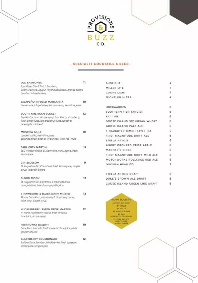 Provisions & Buzz