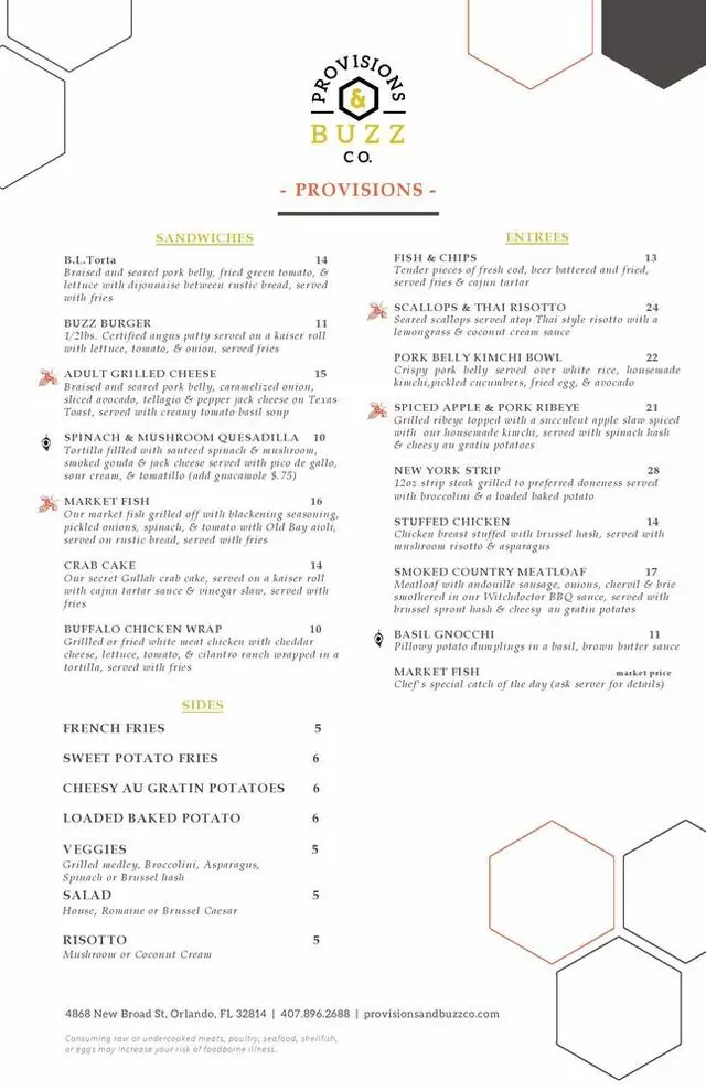 Provisions & Buzz
