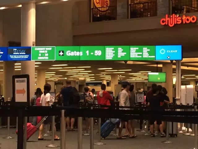 TSA Checkpoint West - Orlando International Airport