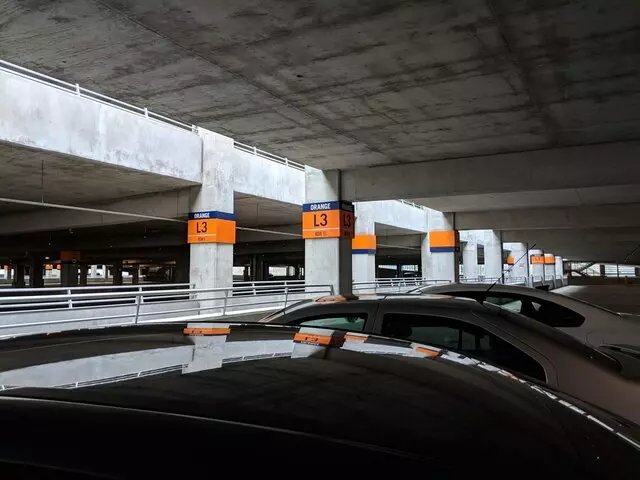Disney Springs Orange Parking Garage