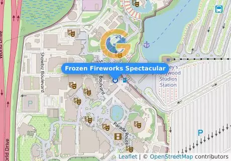 Frozen Fireworks Spectacular