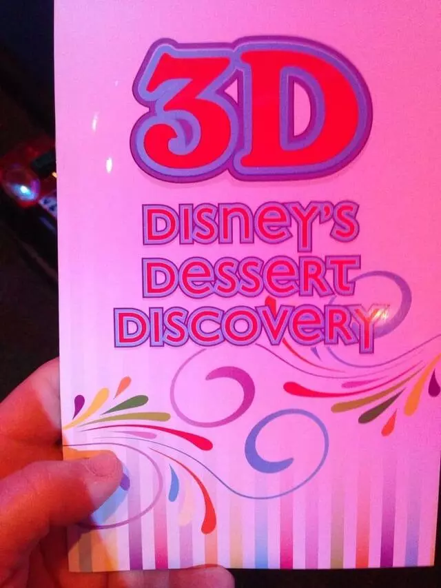 3D Disney’s Dessert Discovery