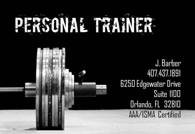 Personal Fitness Trainer J. Barber