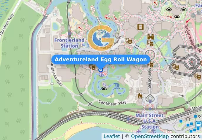 Adventureland Egg Roll Wagon