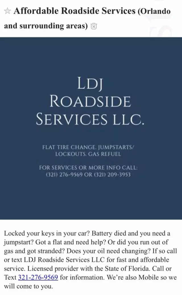 LDJ Roadside Services