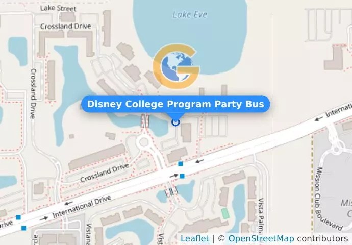 Disney College Program Party Bus