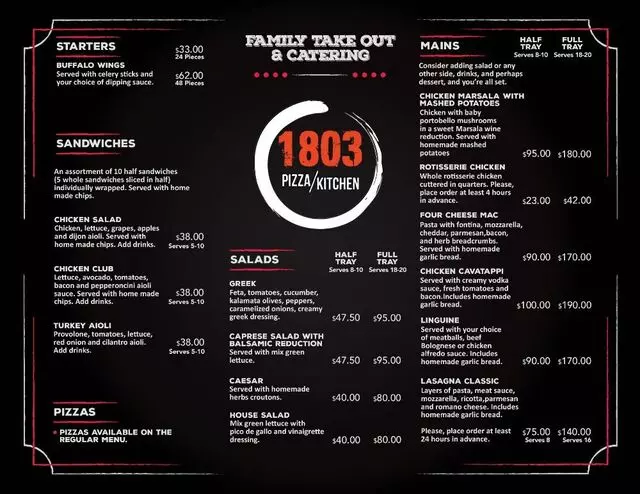 1803 Pizza Kitchen