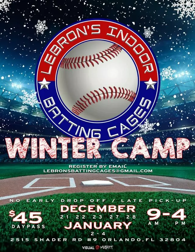Lebron's Indoor Batting Cages