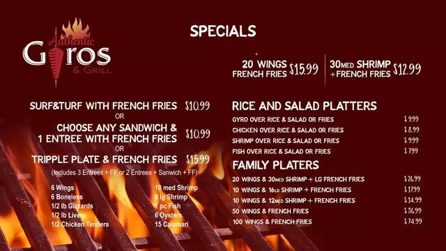 Authentic Gyros & Grill
