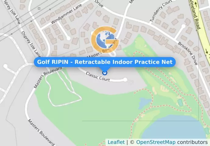 Golf RIPIN - Retractable Indoor Practice Net