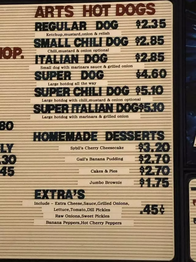 Art’s Sandwich Shop