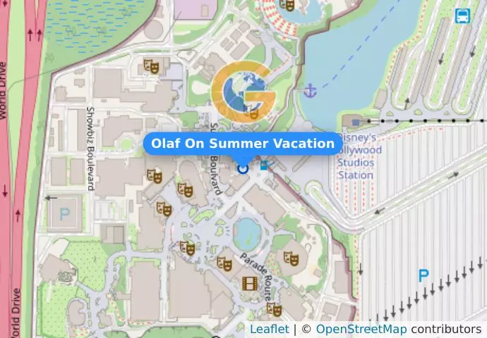 Olaf On Summer Vacation