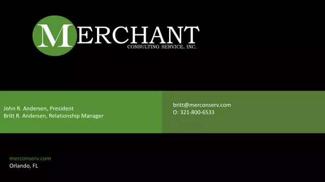 Merchant Consulting Service